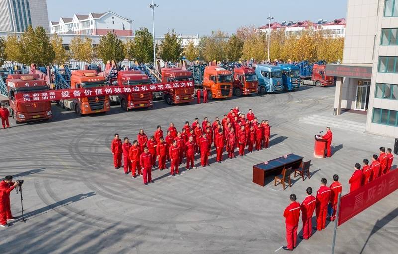 胜利油田32台闲置抽油机赴河南油田“再上岗”