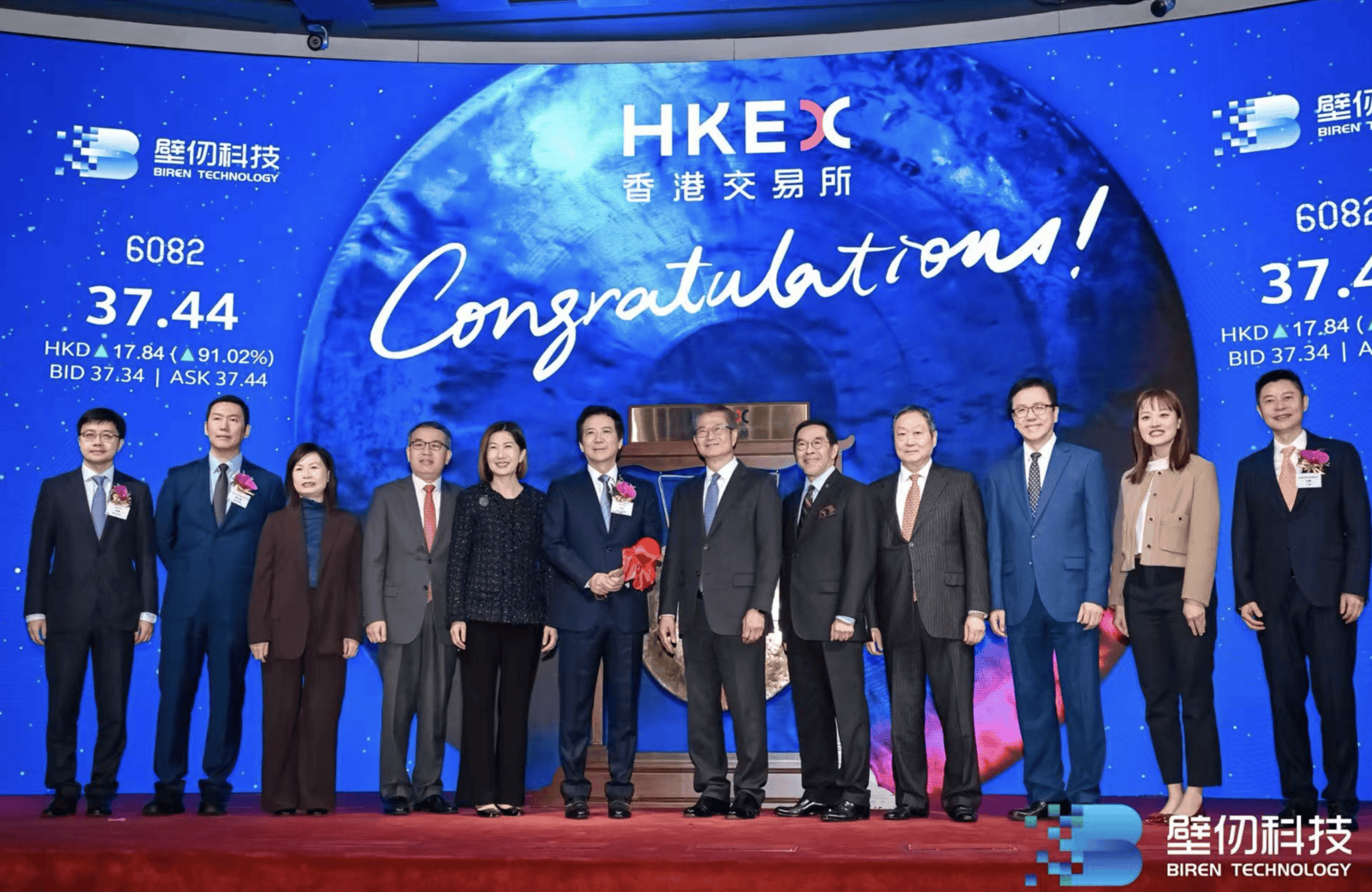 开盘大涨超110%！“港股国产GPU第一股”壁仞科技上市，一手赚超3000港元
