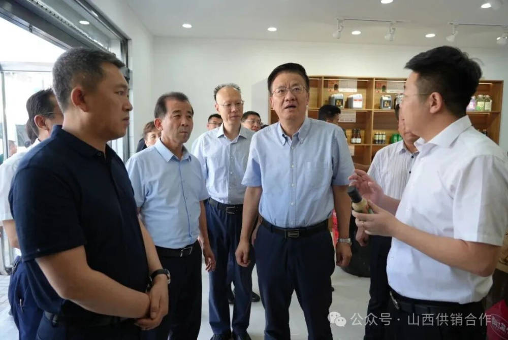山西省人大常委会副主任贺天才赴吕梁市开展供销合作社立法调研
