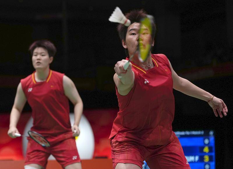 亚运-王祉怡陈雨菲拿分国羽女团3-0印尼 将与日本争冠